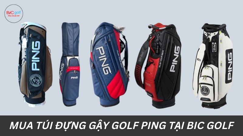 Mua túi đựng gậy golf PING chính hãng tại Bic Golf