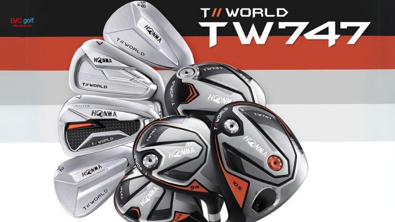 bộ gậy Fullset Honma TW 747 cán S