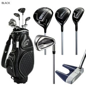 Fullset Callaway RH PK REVA Black 10PC GR WMS JV