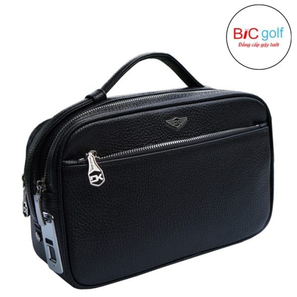 túi cầm tay golf da ý tay xách 2 chiều