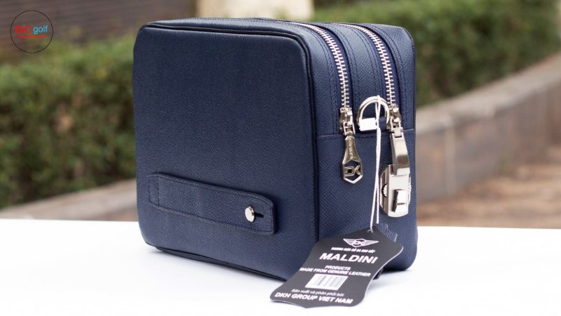 Túi Clutch DK Maldini da bò vân Epsom