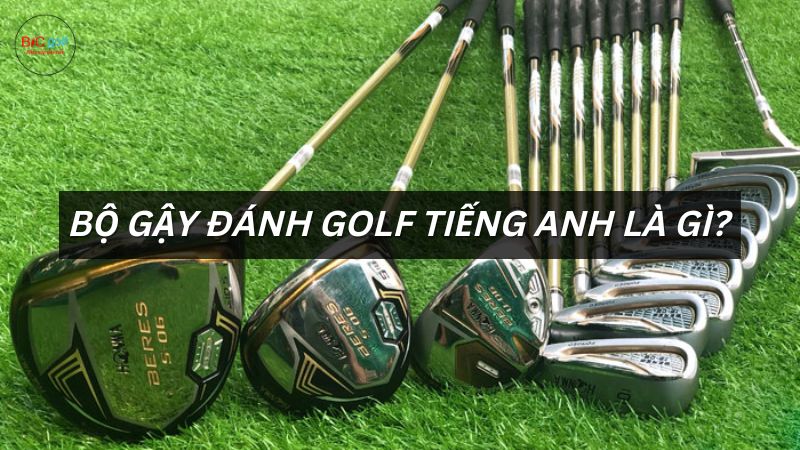 Bộ gậy đánh golf tiếng anh là gì