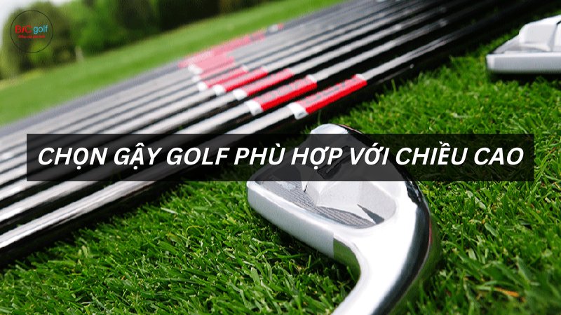 cách chọn gậy golf phù hợp với chiều cao