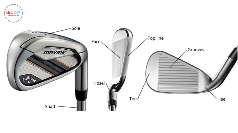gậy golf bao gồm những bộ phận gì