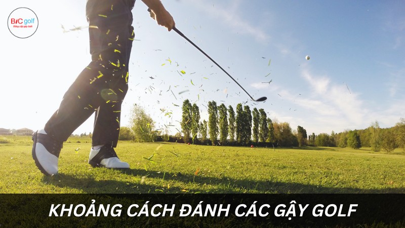 Khoảng cách đánh các gậy golf