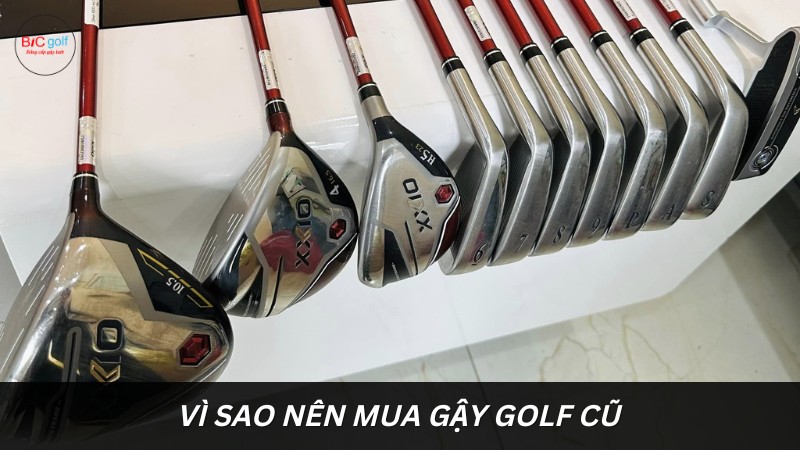 Vì sao nên mua gậy golf cũ